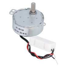 Moteur DC 50TYC 12 V 5 tr/min 4 W sens horaire/anti-horaire arbre plat