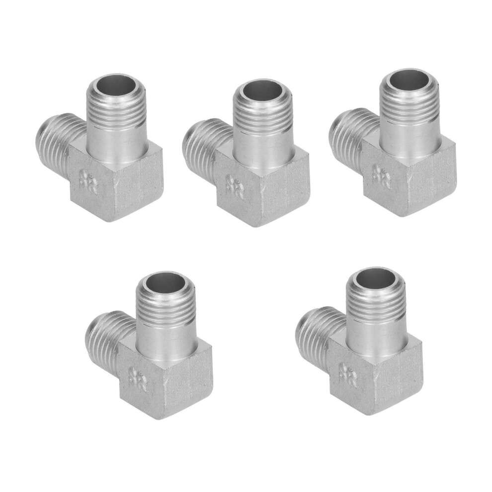5Pcs Air Compressors Elbow Portable Mute Fitting Frequency Conversion Pneumatic Equipmentzinc Alloy 8091322423815