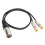 Câble diviseur XLR mâle vers 2 RCA 1m/3.3ft 3