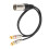 Câble diviseur XLR mâle vers 2 RCA 1m/3.3ft 4