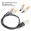Câble diviseur XLR mâle vers 2 RCA 1m/3.3ft 9