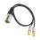 Câble diviseur XLR mâle vers 2 RCA 1m/3.3ft 5
