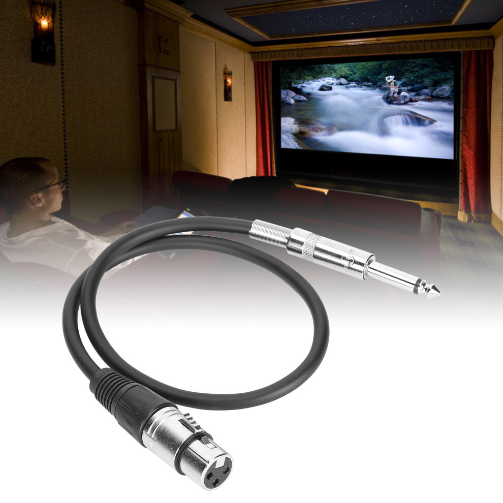 6.35Mm Xlr Female To Trs Audio Cable Balanced Interconnect Cable For Microphone Mixerxlr Female 3 M / 9.8Ft 8421322423919