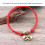 Oro 50 pezzi Campanelle piccole da 14 mm Ferro con foro 4