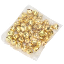 Oro 50 pezzi Campanelle piccole da 14 mm Ferro con foro