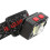 Lampada frontale USB compatta, 1000 mAh, ABS, XPG/COB 9