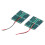 Mini-Solarmodule 2 Stück 43x55mm Polysilizium-Module für Solarstrom 0,4W 1,5V 7