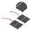 Mini-Solarmodule 2 Stück 43x55mm Polysilizium-Module für Solarstrom 0,4W 1,5V 16
