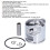 Kit pistone con anello da 46 mm (1.8in) per 555/560/562 4
