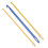 Set uncinetto in alluminio 3 pezzi 2.75mm 4mm 6mm argento 16