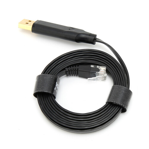 US013 Cavo console USB-RJ45 da 1,5 m Nero 1