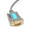 Serielle Kabel US015, USB auf RS-232, 1 m, Grau 7