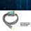 Serielle Kabel US015, USB auf RS-232, 1 m, Grau 3