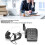 HT700 Téléphone filaire avec casque, ABS, Bureau 10