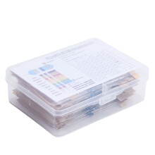 640Pcs Resistor 64 Values 1% Metal Film 1Ω10MΩ 1/6W Assortment Kit Set Pack for DIY