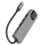 Stazione docking Type-C 5-in-1 alluminio grigio 4K@30Hz 10