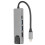 Stazione docking Type-C 5-in-1 alluminio grigio 4K@30Hz 3