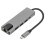 Stazione docking Type-C 5-in-1 alluminio grigio 4K@30Hz 14