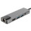 Stazione docking Type-C 5-in-1 alluminio grigio 4K@30Hz 5