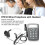 HT810 Telefono da ufficio cablato con auricolare, ABS 5