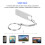 Clé USB métallique 4 Go USB 2.0 compacte 5