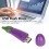 Clé USB aubergine dessin animé 2 Go compact violet 3