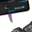 Clé USB aubergine dessin animé 2 Go compact violet 1