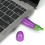 Clé USB aubergine dessin animé 2 Go compact violet 6