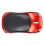 Smart rouge en forme de voiture souris compacte 2,4 GHz 2AAA 10