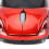 Smart rouge en forme de voiture souris compacte 2,4 GHz 2AAA 11
