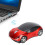 Smart rouge en forme de voiture souris compacte 2,4 GHz 2AAA 13