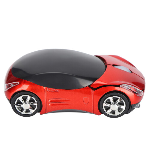 Smart rouge en forme de voiture souris compacte 2,4 GHz 2AAA