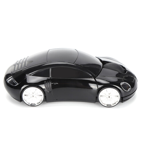 Mouse senza fili compatto a forma di auto 10m 2xAAA nero