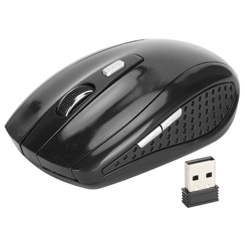 Souris optique sans fil mini 2,4 GHz 800-2000 DPI noire 1