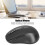 Mouse wireless mini nero BT5.0 800-1600dpi 8