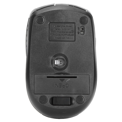 Souris optique sans fil mini 2,4 GHz 800-2000 DPI noire 2