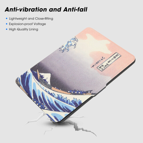 Paperwhite123 e-reader cover in pelle PU verniciata 2