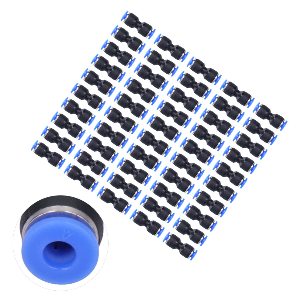 50Pcs Straight Pneumatic Connector Push To Connect Fittings For Puâ4 Air Tube Industrial Supplies 4111322431710