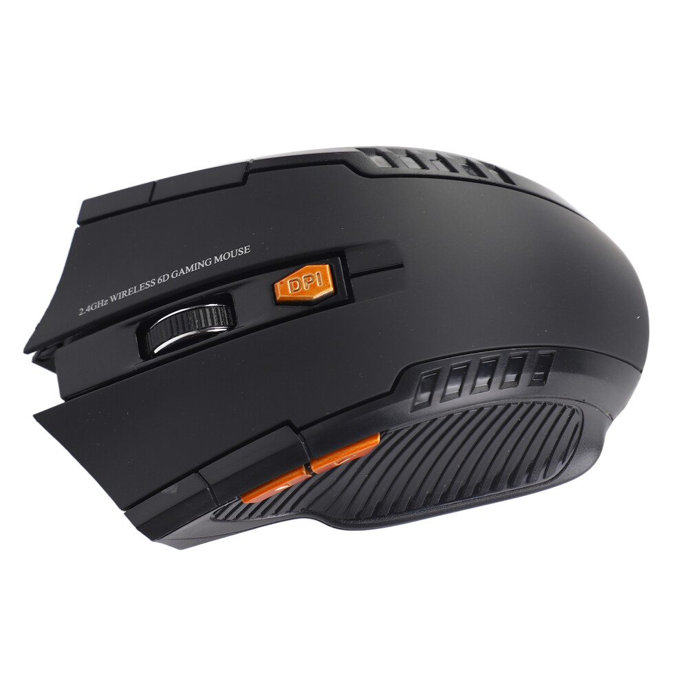 Game Mouse Smart Slim Mini Portable 2.4G Cordless Mouse With Usb Receiver For Office Laptop Computer Tabletblack 8791322431314