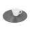 Plaque diffuseur de chaleur en aluminium 24 cm de diamètre  4 mm gris 15