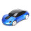 Mouse wireless USB a forma di auto 2.4G blu 800-1600dpi 16