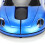 Mouse wireless USB a forma di auto 2.4G blu 800-1600dpi 8