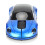 Mouse wireless USB a forma di auto 2.4G blu 800-1600dpi 14