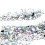 Gift01 1000 pièces 3x6mm œil de cheval à dos plat Blanc AB 11