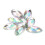 Gift01 1000 pièces 3x6mm œil de cheval à dos plat Blanc AB 3