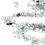 Gift01 1000 pièces 3x6mm œil de cheval à dos plat Blanc AB 10