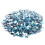 1000 pièces Gift06 œil de cheval 3x6 mm Bleu lac AB 15