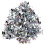 Gift01 1000 pièces 3x6mm œil de cheval à dos plat Blanc AB 2