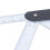 Righello pieghevole a ventaglio con scala in plastica 20cm 7.9in 10