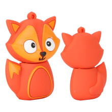 Carino animale da cartone animato USB 2.0 128 GB mini stick colorato